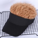 Cappello da Uomo con Capelli Finti 9