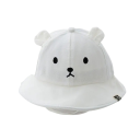 Cappello di cotone per bambini con orecchie di orsetto Circonferenza testa 45–48 cm Cappello per neonati 3–18 mesi Cappello estivo 4