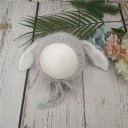 Cappello di lana per bambini con orecchie 8