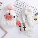 Cappello e sciarpa invernali per bambini A205 3