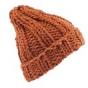 Cappello in lana lavorato a maglia per donna Lavorazione a costine grossa Ampio risvolto Vestibilità comoda con cima leggermente 21