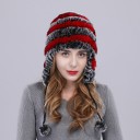 Cappello in maglia invernale da donna A3190 8