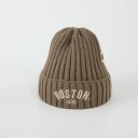 Cappello in maglia invernale per bambini Boston 16,5 × 21 cm 1–3 anni Cappellino caldo in poliestere con ricamo Cappello invernale morbido 7