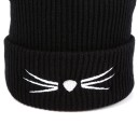 Cappello invernale da donna con motivo di gatto 7
