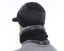 Cappello invernale da uomo e scaldacollo J759 4