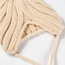 Cappello invernale lavorato a maglia per bambini con orecchie J866 2