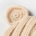 Cappello invernale lavorato a maglia per bambini con orecchie J866 4