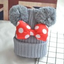 Cappello invernale per bambini con fiocco J2468 7