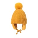 Cappello invernale per bambini con orecchie a forma di uccellino e pompon Circonferenza 43–58 cm 2–8 anni Cotone poliestere Cappello caldo 10