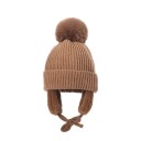 Cappello invernale per bambini con orecchie a forma di uccellino e pompon Circonferenza 43–58 cm 2–8 anni Cotone poliestere Cappello caldo 9