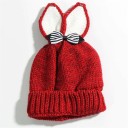 Cappello invernale per bambini con orecchie e fiocco J3030 6
