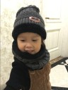 Cappello invernale per bambini + scaldacollo in omaggio J2870 8