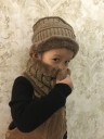 Cappello invernale per bambini + scaldacollo in omaggio J2870 28