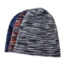 Cappello lavorato a maglia da uomo con pelliccia J2081 1
