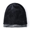 Cappello lavorato a maglia da uomo con pelliccia J2081 3