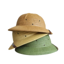 Cappello militare estivo unisex in paglia 56–60 cm Cappello da sole per uomini e donne con nastro Visiera larga 7 cm Accessorio di moda Primavera Estate Autunno 2