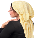 Cappello musulmano hijab circonferenza testa 58 cm Turbante morbido per testa coperta Cappello informale per donne e ragazze tutto l'anno 8