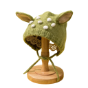 Cappello per bambini all'uncinetto Coloušek 46-50 cm 6-36 mesi Con legatura sotto il collo Cappellino invernale per neonati 4