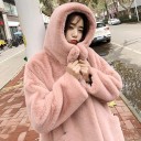 Cappotto da donna in pelliccia sintetica P1719 5