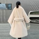 Cappotto da donna in pelliccia sintetica P2240 2