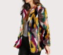 Cappotto da donna in pelliccia sintetica P2542 1
