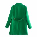 Cappotto da donna verde P2371 2