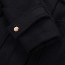 Cappotto invernale da donna con cappuccio - Nero 3