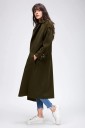 Cappotto invernale da donna - Verde scuro 6