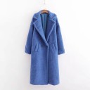 Cappotto peloso da donna A1875 4