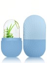 Capsula di ghiaccio cosmetica in silicone morbido per rinfrescare il viso e lenire la pelle adatta per estratti erbali e naturali 3