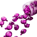 Capsule con olio essenziale di rosa 30 pz Cura idratante per capelli secchi e danneggiati Olio per capelli in capsule con profumo di rosa 2
