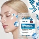 Capsules de soin pour le visage avec acide hyaluronique, squalane, vitamines C, E et huile de jojoba, hydratation en profondeur, 30 pcs de 0,4 g 2
