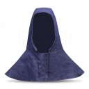Capucha de soldador con protección para el cuello y los hombros Lavable y reutilizable Transpirable Azul vaquero Para soldadura y esmerilado 7