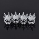 Capuchons de valve de couronne 4 pcs 6