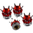 Capuchons de valve de couronne 4 pcs 2
