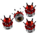 Capuchons de valve de couronne 4 pcs 3