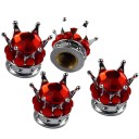 Capuchons de valve de couronne 4 pcs 4