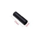 Capuchons pour câbles de frein 50 pcs embouts de protection 17 × 5 mm en plastique noir pour vélos finition de câble 2