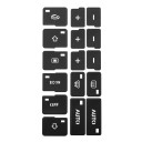 Car Button Stickers 4