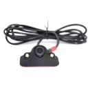 Car Camera with LED Illumination and Adjustable Lens Self-Adhesive Mount CCD Sensor 480 TVL PAL and NTSC Formats Waterproof Design 6m Cable 4