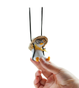 Car Pendant Cute Swing Duck with Glasses Interior Decoration Rear-View Mirror Pendant Stylish Car Accessory 4