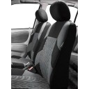 Car Seat Cover Set for 5 Seats 9 Pieces Universal Covers with Tyre Print Polyester Compatible with Car Airbags 7