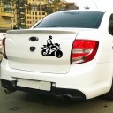 Car Sticker - Biker 5