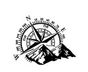 Car Sticker Compass A1517 1