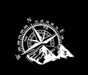 Car Sticker Compass A1517 2