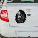 Car Sticker Grim Reaper 3
