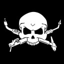 Car Sticker Skull B499 3