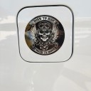 Car Sticker with Skull 3