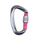 Carabina de escalada profissional 25 kN Carabina tipo D 10 x 5,6 cm 4