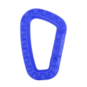 Carabine d'escalade professionnelle 90 kg Carabine de type D 8,5 x 5,6 x 0,7 cm Accessoires d'escalade 4